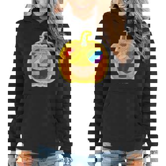 Fall Pumpkin Happy Halloween Pumpkin Happy Halloween Women Hoodie | Mazezy