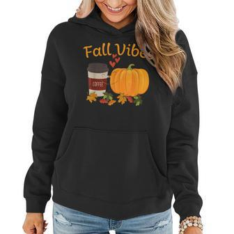 Fall Vibes Cute Couple Pumpkin Spice Coffee Lovers For Coffee Lovers Women Hoodie | Mazezy