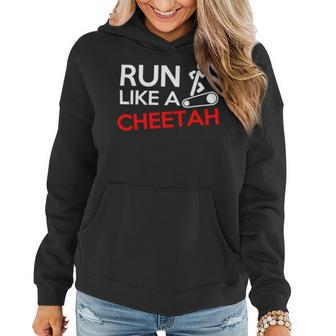 Funny Fitness Workout Run Like A Cheetah Women Hoodie - Monsterry AU