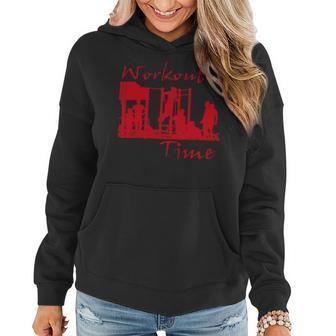 Funny Fitness Workout Time Women Hoodie - Monsterry UK