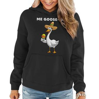 Funny Goose Design For Men Women Mexican Spanish Goose Meme Women Hoodie | Mazezy