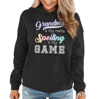 Grandma Is My Name Spoiling Is My Game Special Women Hoodie - Seseable