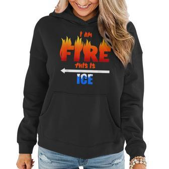 Ice And Fire Costume Halloween Family Matching Women Hoodie - Seseable