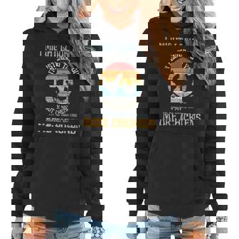 Funny In My Head Im Thinking About Getting More Chickens Women Hoodie - Thegiftio