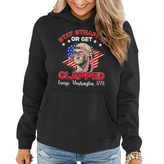 Funny Independence Day 4Th Of July Usa Flag Women Hoodie - Seseable