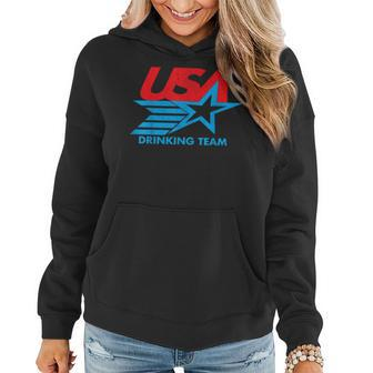Funny Independence Day T Usa Drinking Team 4Th Of July Women Hoodie - Monsterry DE