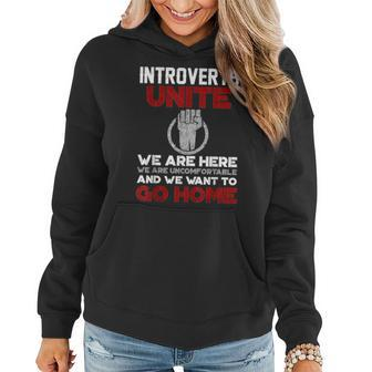 Intp Introverts Unite Anti Social For Women Women Hoodie | Mazezy
