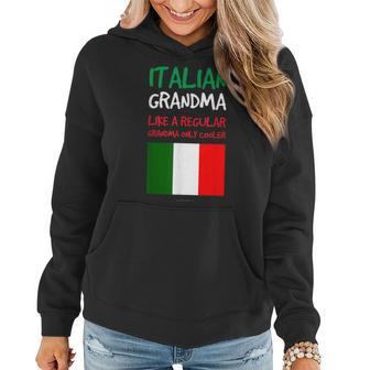 Italian Italian Grandma Grandmother Women Hoodie | Mazezy