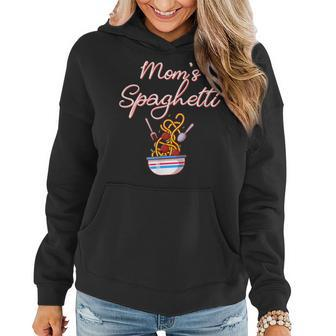 Funny Moms Spaghetti And Meatballs Meme Mothers Day Food Gift For Women Women Hoodie | Mazezy