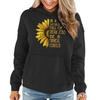Sunflower Financial Counselor Women Hoodie | Mazezy