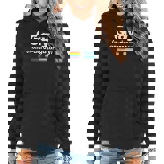 Gay Non-Derogatory Lgbt Flag Gay Pride Month Lgbtq Rainbow Women Hoodie | Mazezy