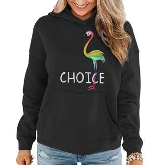 Gay Pride Rainbow Flamingo | Lgbt Colorful Choice Women Hoodie | Mazezy UK