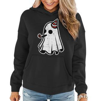 Ghost Birthday Halloween Costume Ghoul Spirit Women Hoodie - Monsterry