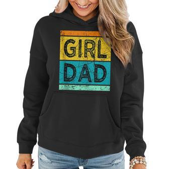 Girl Dad With Daughters Hashtag For Men Gift For Mens Funny Gifts For Dad Women Hoodie | Mazezy