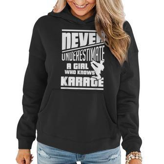 For A Girl Who Knows Karate Never Underestimate Women Hoodie - Monsterry UK