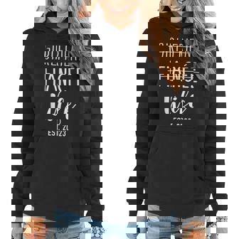 Girlfriend Fiancée Wife 2023 For Wedding And Honeymoon Women Hoodie | Mazezy