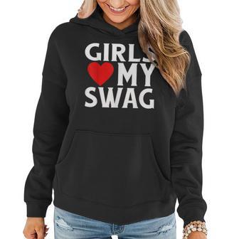 Girls Heart My Swag Women Hoodie - Thegiftio UK
