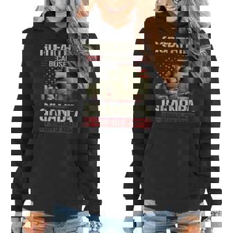 Godfather Because Grandpa Is For Old Guys Usa Flag Dad Papa Women Hoodie | Mazezy