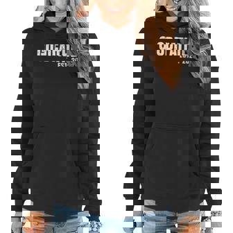 Godfather Est 2023 Fathers Day God Dad Announcement Reveal Women Hoodie - Thegiftio UK