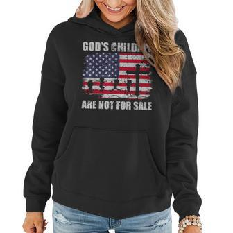 Gods Children Are Not For Sale Christ Christian Vintage Women Hoodie - Monsterry UK