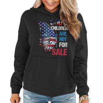 Gods Children Are Not For Sale Funny Political Political Funny Gifts Women Hoodie | Mazezy