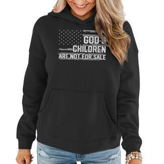 Gods Children Are Not For Sale Funny Quote Gods Children Women Hoodie - Monsterry CA