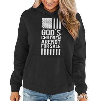 Gods Children Are Not For Sale Jesus Christ Christian Women Hoodie | Mazezy