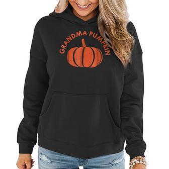 Grandma Pumpkin Family For Autumn Fall Halloween For Grandma Women Hoodie | Mazezy