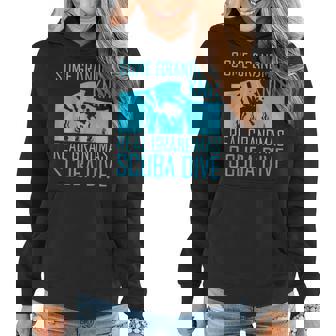 Some Grandmas Knit Real Grandmas Scuba Dive Women Hoodie | Mazezy