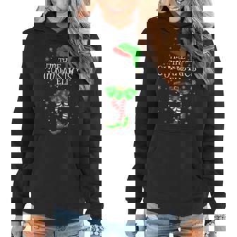 Gymnastics Elf Christmas Matching Family Girls Elf Women Hoodie | Mazezy