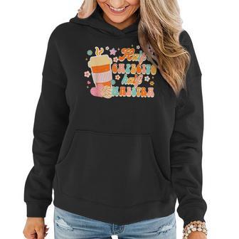 Half Cafecito Half Maestra Bilingual Teacher Spanish Mexican Women Hoodie - Monsterry UK