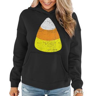 Halloween Candy Corn Vintage Illustration Candy Corn Gift For Womens Women Hoodie | Mazezy