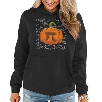 Halloween Math Teacher Pumpkin Pie Pi Mathematics Lovers Women Hoodie - Thegiftio UK