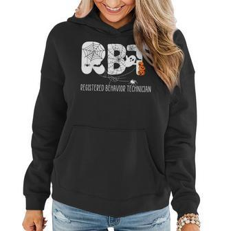 Halloween Rbt Fall Aba Therapy Therapy Halloween Registered Women Hoodie - Seseable