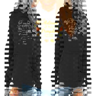 Halloween Thanksgiving Fall Autumn Leaves Pumpkin Please Halloween Women Hoodie | Mazezy
