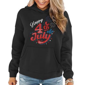 Happy 4Th Of July Cool Independence Day Patriotic American Women Hoodie - Monsterry DE