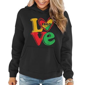 Happy Junenth Is My Independence Day Black Women Heart Women Hoodie - Seseable