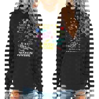 Heart To Care Paraprofessional Teachers Paraeducator Women Hoodie | Mazezy