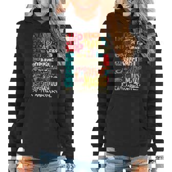 Hip Hop 50 Years Of Old School Graffiti Old School Retro Women Hoodie | Mazezy