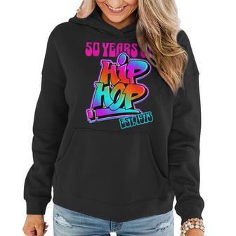 Hip Hop Music 50Th Anniversary Black History Men Dj Graphic Women Hoodie - Thegiftio UK