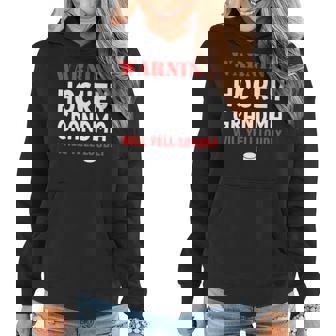 Hockey Grandma Granny Grandparent T Women Hoodie - Thegiftio