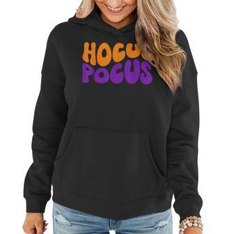 Hocus Pocus Retro Fall Halloween Hocus Pocus Halloween Women Hoodie | Mazezy