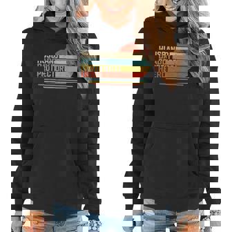 Husband Daddy Protector Hero Fathers Day Gift For Dad Wife Women Hoodie | Mazezy