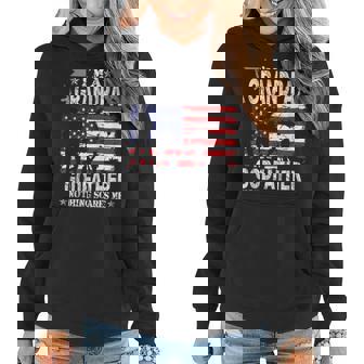 I Am A Grandpa A Godfather And A Veteran Fathers Day Women Hoodie | Mazezy