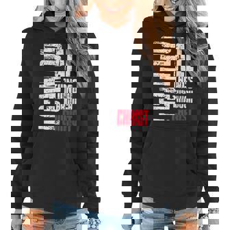 I Can Do All Things Through Christ Christian Gift Faith Women Hoodie - Seseable