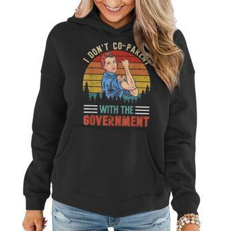 I Dont Co-Parent With The Government Funny Parenting Mom Gifts For Mom Funny Gifts Women Hoodie | Mazezy