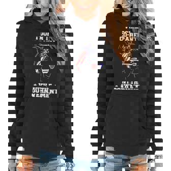 I Don´T Co-Parent With The Government Government Funny Gifts Women Hoodie | Mazezy