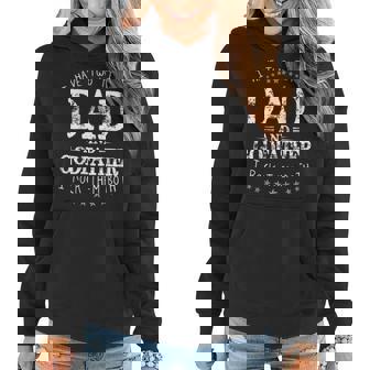 I Have Two Titles Dad And Godfather Funny Grandpa Fathers Da Women Hoodie | Mazezy