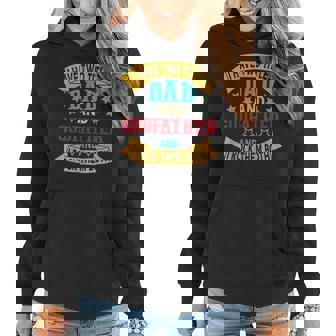 I Have Two Titles Dad And Godfather Grandpa Fathers Day Women Hoodie | Mazezy