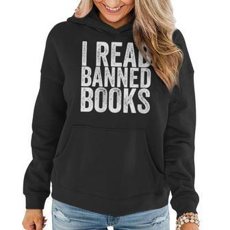 I Read Banned Books Protest Women Hoodie